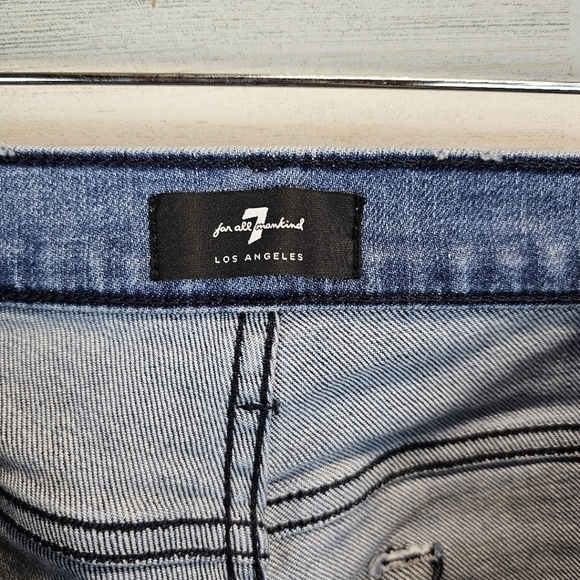 7 For All Mankind The Original Bootcut Jeans Size 31 Everyday Wear Casual Staple - Picture 13 of 16